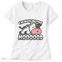 Cow Pun Not In The Mood Calf & Cattle Women's T-Shirt thumb 0