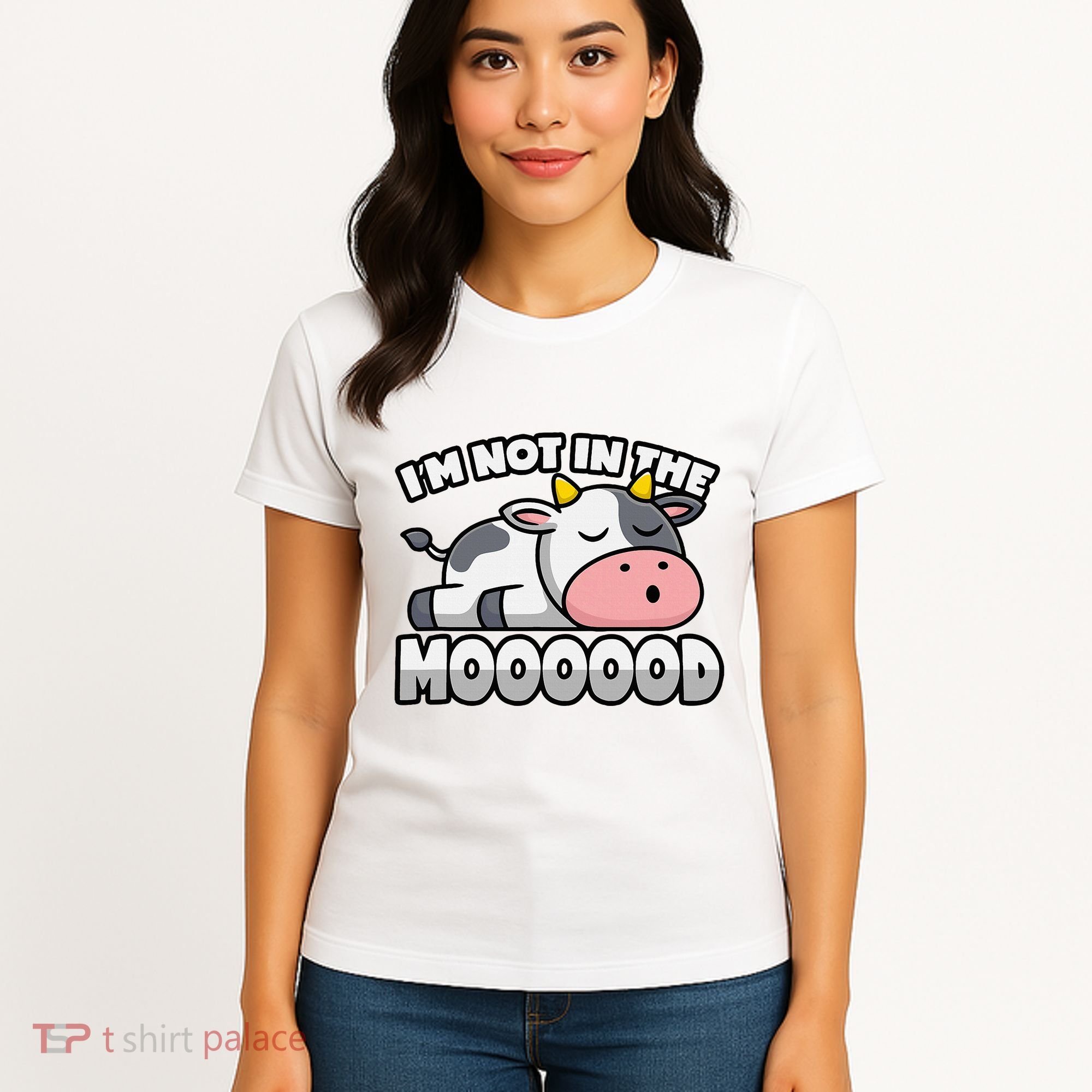 Cow Pun Not In The Mood Calf & Cattle Women's T-Shirt