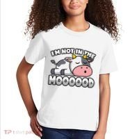 Cow Pun Not In The Mood Calf & Cattle Kids T-Shirt thumb 2