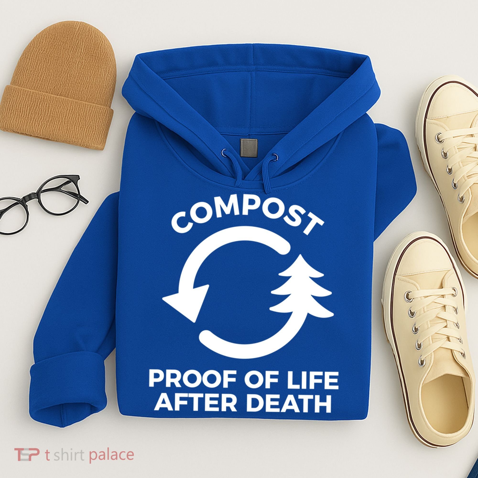 Compost Proof Of Life After Death Composting Gift Hoodie