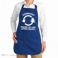 Compost Proof Of Life After Death Composting Gift Apron thumb 2