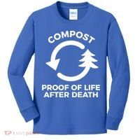 Compost Proof Of Life After Death Composting Gift Kids Long Sleeve Shirt thumb 0