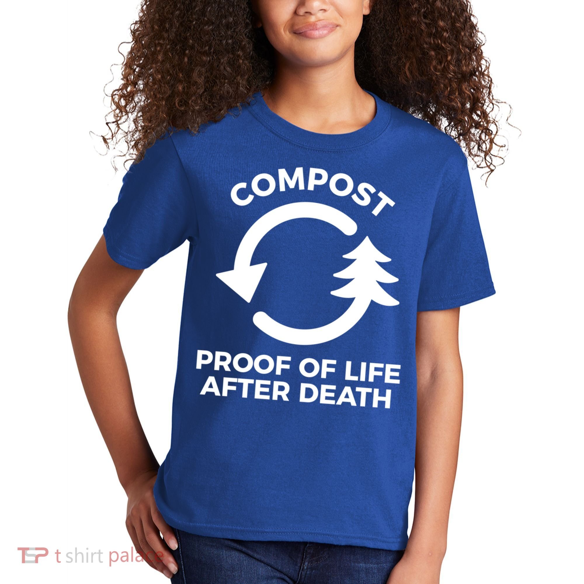 Compost Proof Of Life After Death Composting Gift Kids T-Shirt