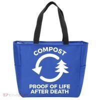 Compost Proof Of Life After Death Composting Gift Tote Bag thumb 0