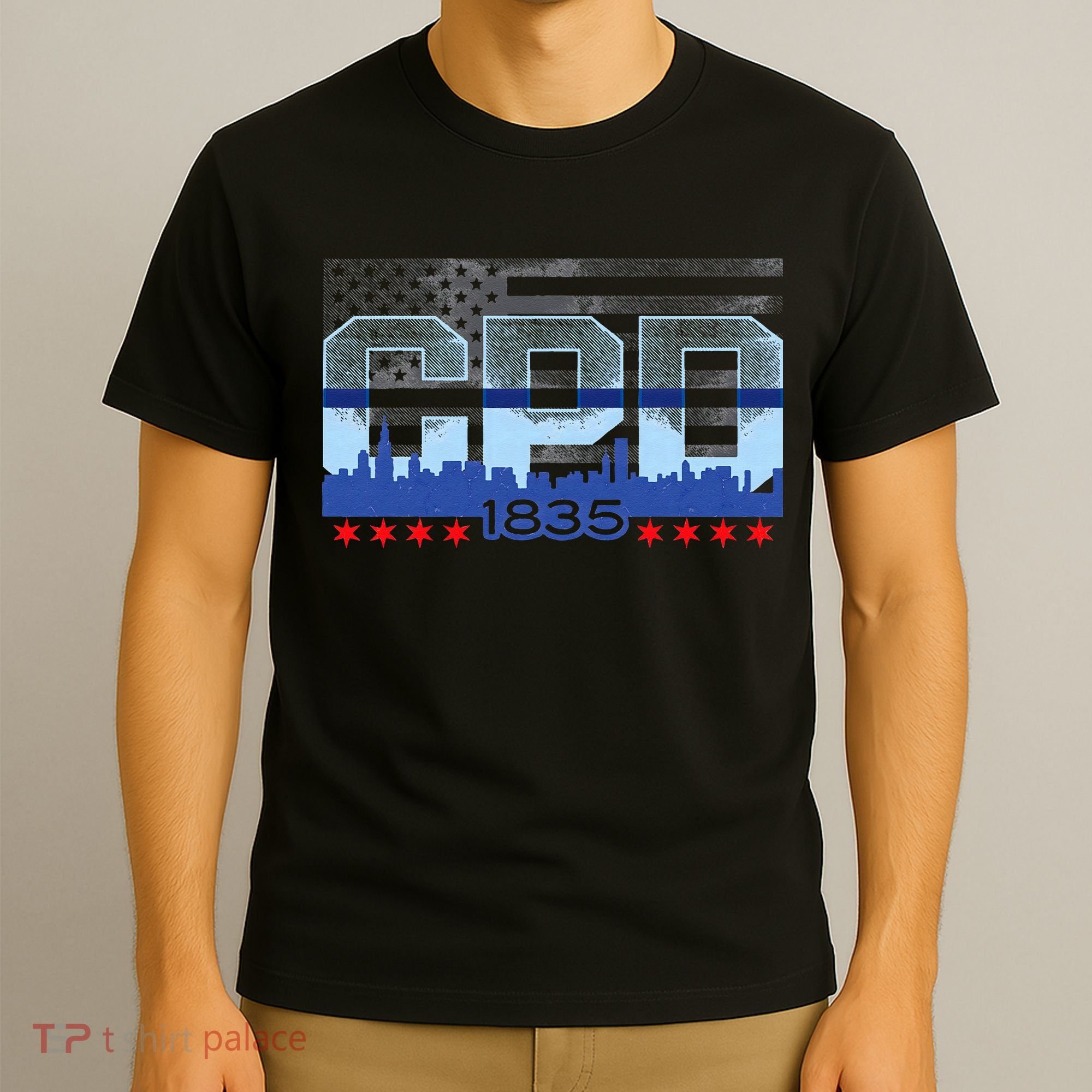Chicago Police Officer Vintage CPD T-Shirt