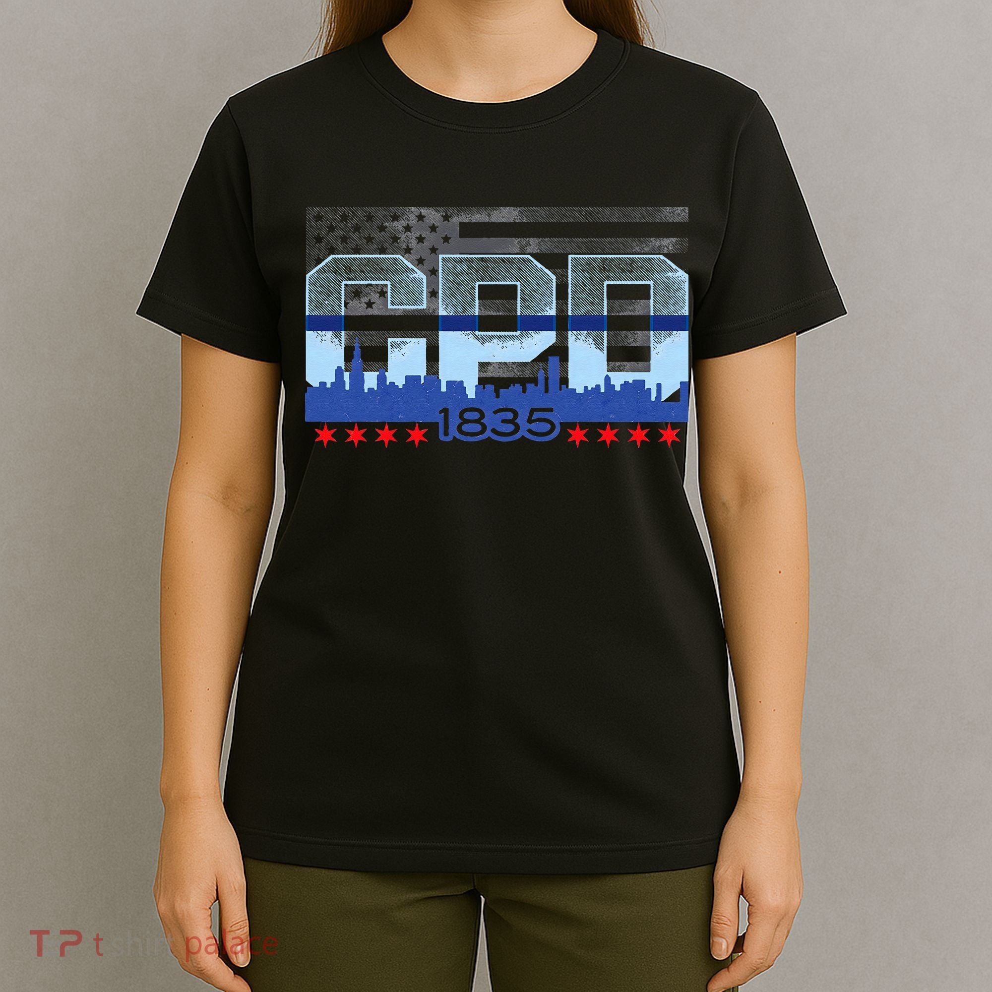 Chicago Police Officer Vintage CPD T-Shirt