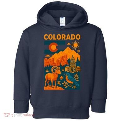 Colorado Peaks Of Greatness Toddler Hoodie