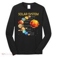 Cute Planets Of The Solar System  Long Sleeve Shirt thumb 0