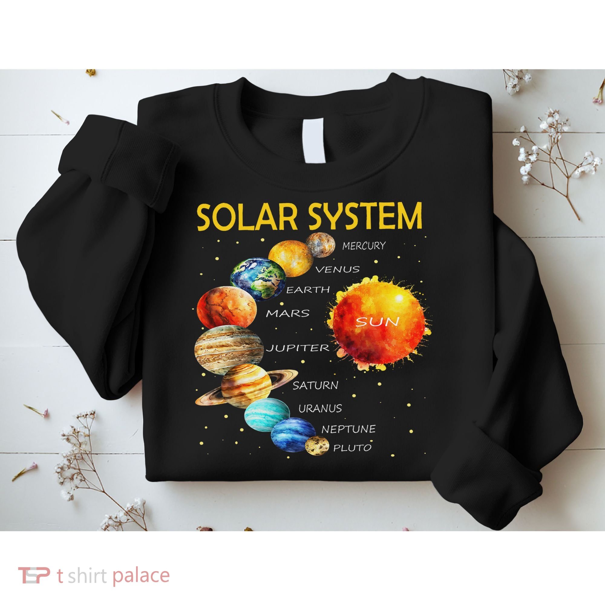 Cute Planets Of The Solar System  Sweatshirt
