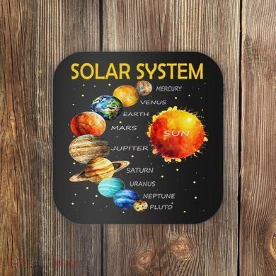 Cute Planets Of The Solar System  Coaster