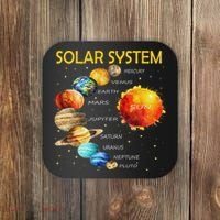 Cute Planets Of The Solar System  Coaster thumb 0
