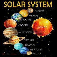 Cute Planets Of The Solar System  Women's Hoodie thumb 2