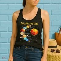 Cute Planets Of The Solar System  Women's Tank Top thumb 2