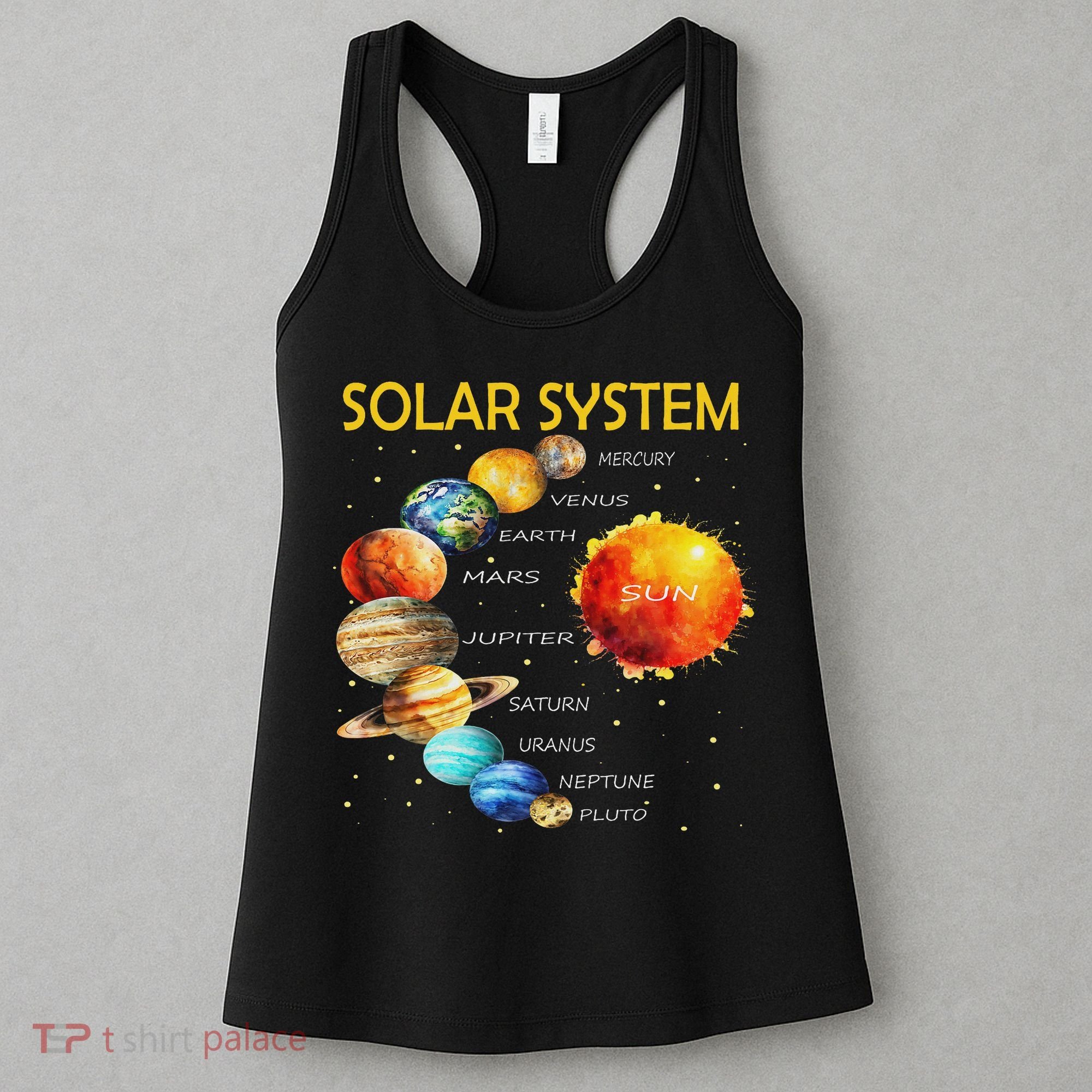 Cute Planets Of The Solar System  Women's Tank Top