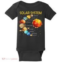 Cute Planets Of The Solar System  Baby Bodysuit thumb 0
