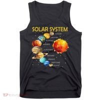 Cute Planets Of The Solar System  Tank Top thumb 0