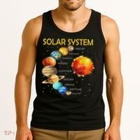 Cute Planets Of The Solar System  Tank Top thumb 3