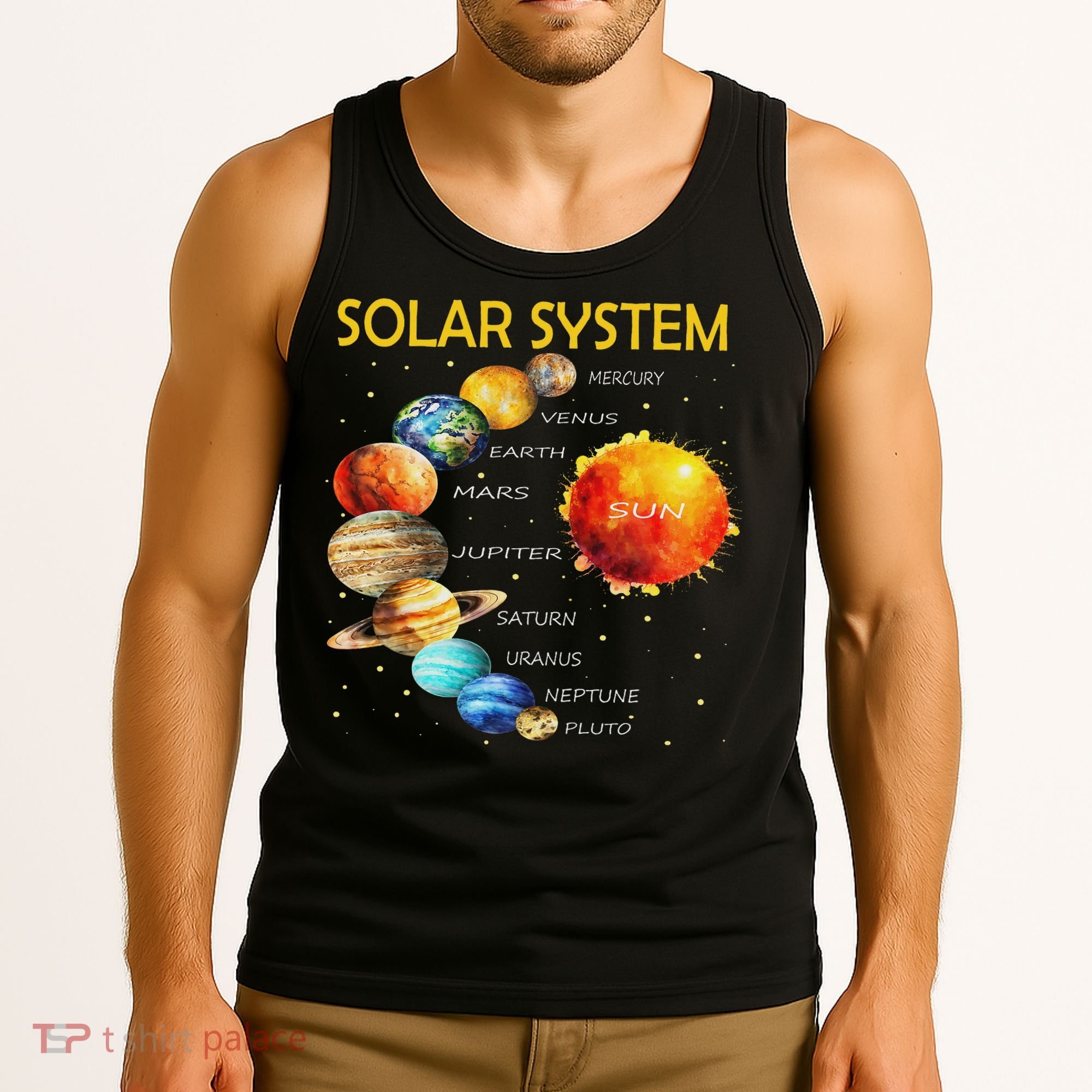 Cute Planets Of The Solar System  Tank Top