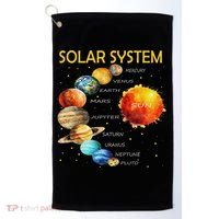 Cute Planets Of The Solar System  Golf Towel thumb 0