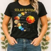 Cute Planets Of The Solar System  Women's T-Shirt thumb 2