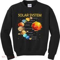 Cute Planets Of The Solar System  Kids Sweatshirt thumb 0