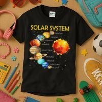 Cute Planets Of The Solar System  Kids T-Shirt thumb 3