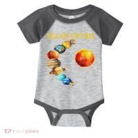Cute Planets Of The Solar System  Infant Baby Jersey Bodysuit thumb 0