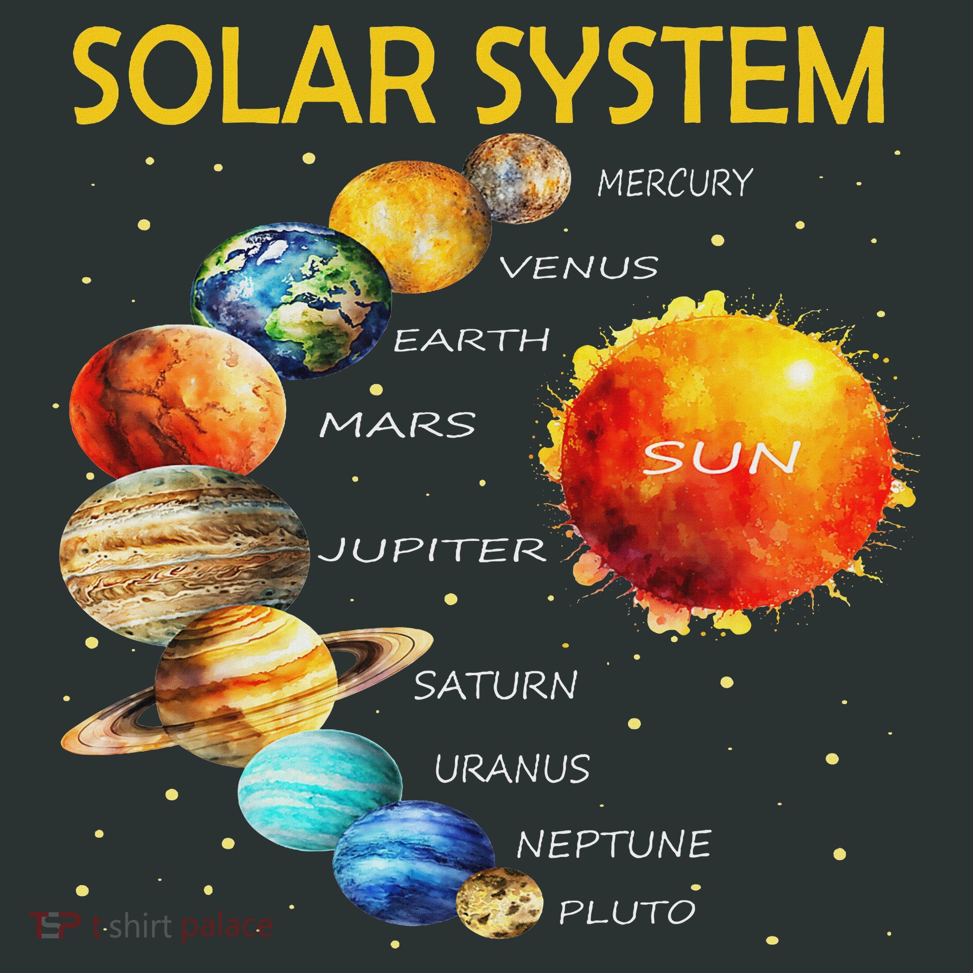 Cute Planets Of The Solar System  Infant Baby Jersey Bodysuit