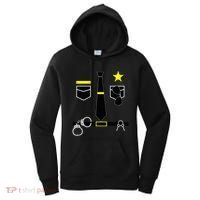 Cool Police Officer Costume Cop Policeman Women's Hoodie thumb 0