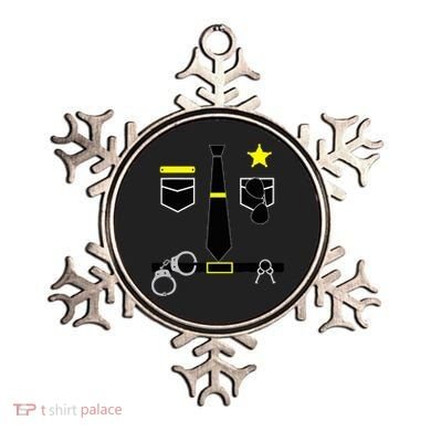 Cool Police Officer Costume Cop Policeman Ornament