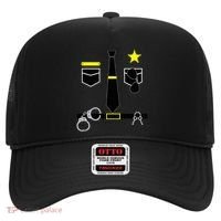 Cool Police Officer Costume Cop Policeman Hat thumb 0