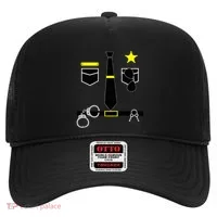 Cool Police Officer Costume Cop Policeman Hat thumb 0