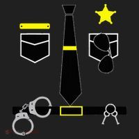 Cool Police Officer Costume Cop Policeman Hat thumb 2