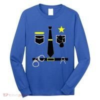 Cool Police Officer Costume Cop Policeman Long Sleeve Shirt thumb 0