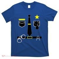 Cool Police Officer Costume Cop Policeman T-Shirt thumb 0
