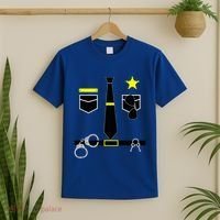 Cool Police Officer Costume Cop Policeman T-Shirt thumb 2