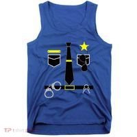 Cool Police Officer Costume Cop Policeman Tank Top thumb 0
