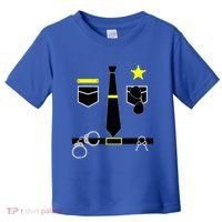 Cool Police Officer Costume Cop Policeman Toddler T-Shirt thumb 0
