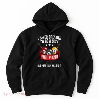 Cool Pool Player Design For  Pool Billiards Player Hoodie