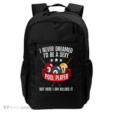 Cool Pool Player Design For  Pool Billiards Player Backpack
