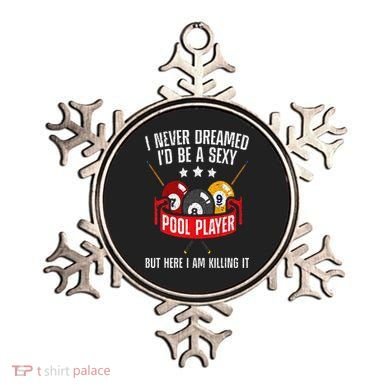 Cool Pool Player Design For  Pool Billiards Player Ornament
