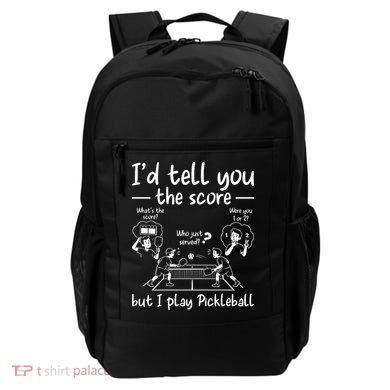 Confused Pickleball Player Funny Pickleball Backpack