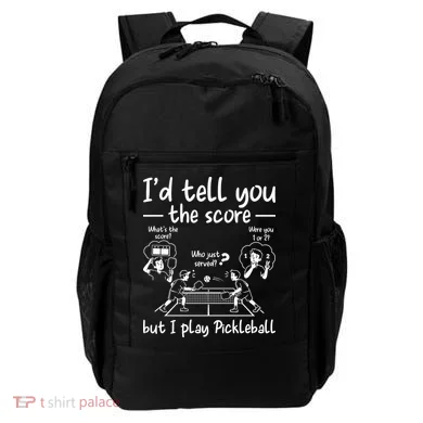 Confused Pickleball Player Funny Pickleball Backpack