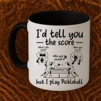 Confused Pickleball Player Funny Pickleball Coffee Mug thumb 2