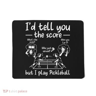Confused Pickleball Player Funny Pickleball Mousepad