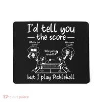 Confused Pickleball Player Funny Pickleball Mousepad thumb 0