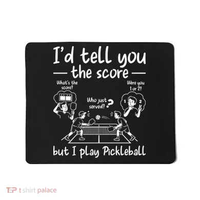 Confused Pickleball Player Funny Pickleball Mousepad