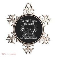 Confused Pickleball Player Funny Pickleball Ornament thumb 0
