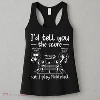 Confused Pickleball Player Funny Pickleball Women's Tank Top thumb 3