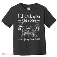 Confused Pickleball Player Funny Pickleball Toddler T-Shirt thumb 0